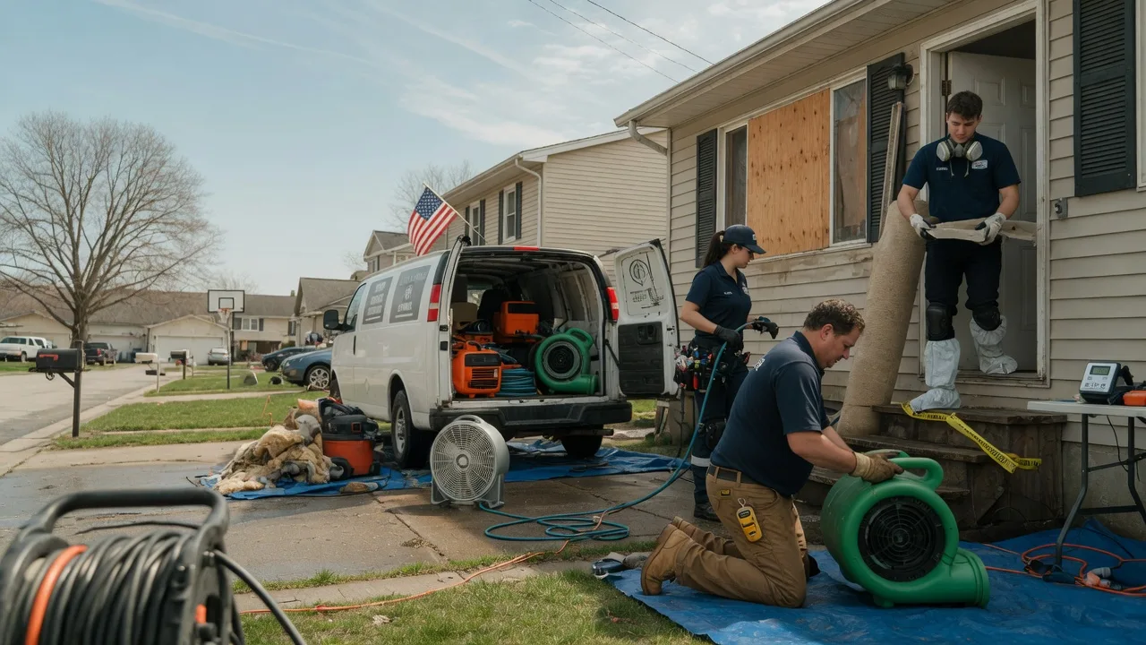 Water Damage Restoration in Wells, MI near me